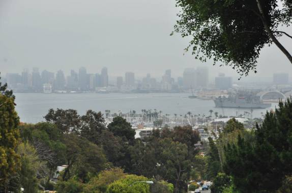 Skyline de San Diego, no sul da Califórnia - Estados Unidos